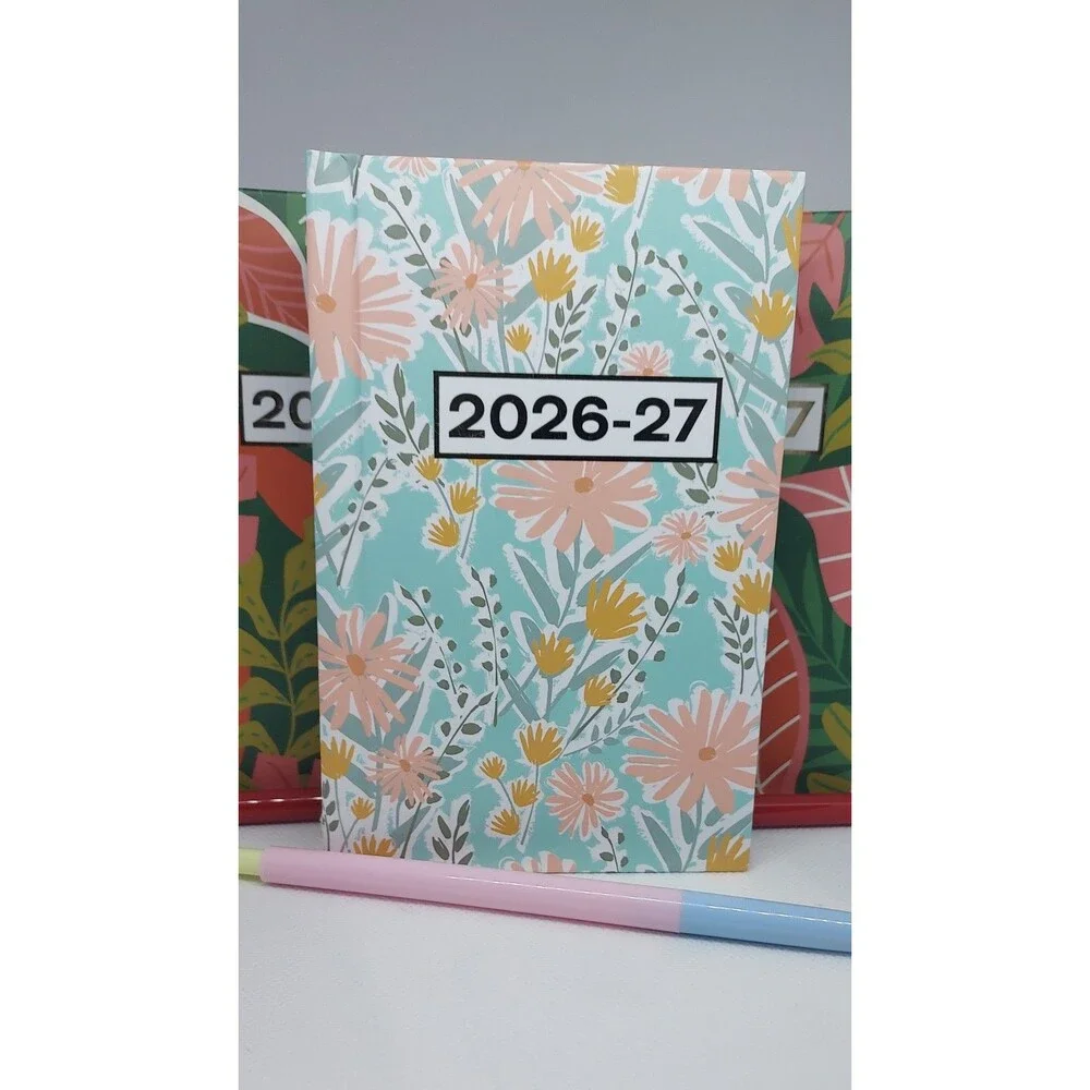 2026-27 Weekly/Daily Planner Set with Ballpoint Pens JAN 2026 thru DEC 2027 NWT